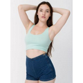 American Apparel Ladies 5.6 Ounce Cotton/Spandex Crop Top